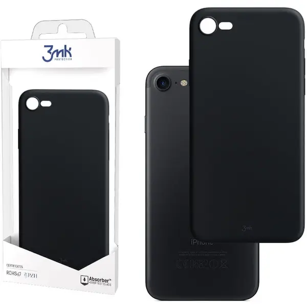 3MK Husa pentru Apple iPhone SE (2020) / 8 / 7, 3MK, Matt, Neagra
