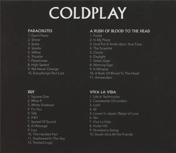 4 CD Original (Limited Edition) | Coldplay