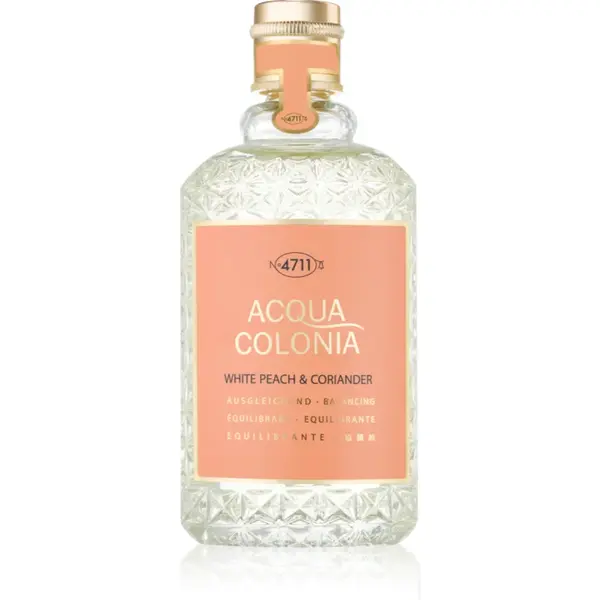 4711 Acqua Colonia White Peach & Coriander eau de cologne unisex 170 ml