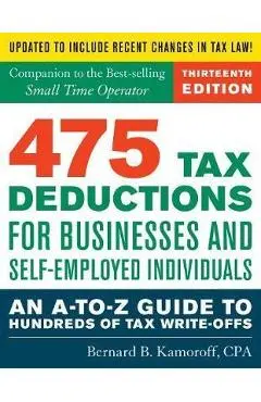 475 Tax Deductions for Businesses and Self-Employed Individu -