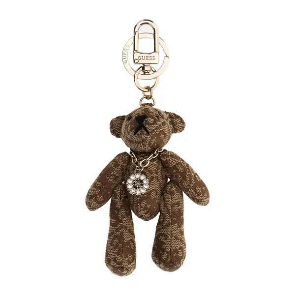 4g teddy keychain latte