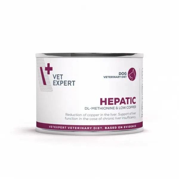 4T- Dieta hrana umeda Hepatic dog, 200 g