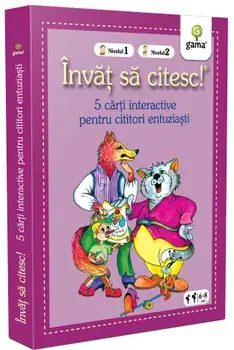 5 carti interactive pentru cititori entuziasti. Nivelul 1+2/***