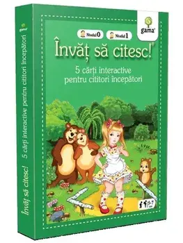 5 carti interactive pentru cititori incepatori. Nivelul 0+1/***
