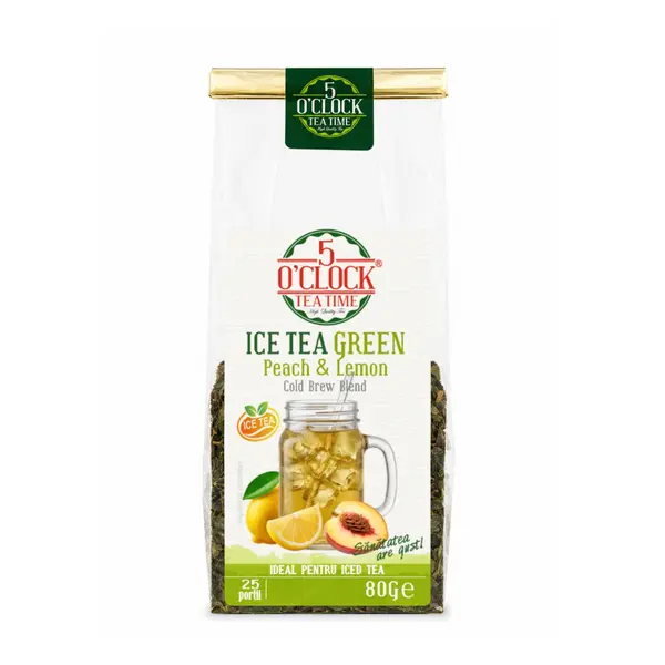 5 O'Clock GREEN ICE TEA Peach&Lemon 80g
