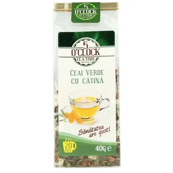 5 O'Clock Tea Ceai Verde cu Catina 40g
