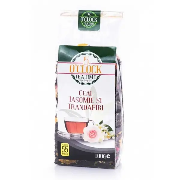 5 O'Clock Tea Iasomie si trandafiri 100g
