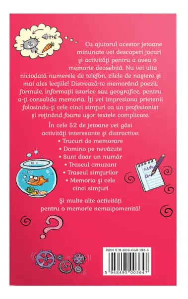 52 de jetoane pentru a avea o memorie mai buna | Nicole Masson, Yann Caudal