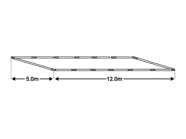 5x12m Cadru baza cort ECONOMY - Default Title