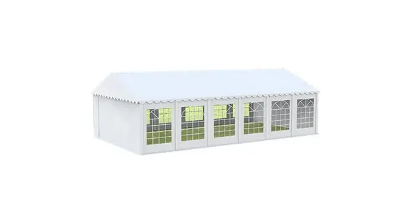 6X10 M Cort economy,PVC alb