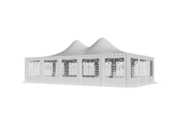 6x10 m Pagoda ECONOMY PVC 500, alb - Default Title
