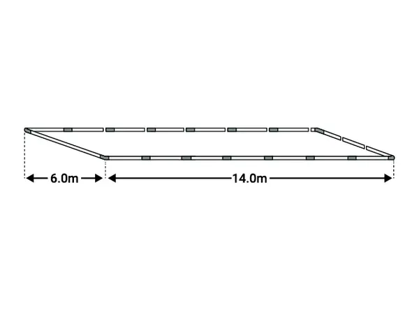 6x14m Cadru baza cort ECONOMY - Default Title