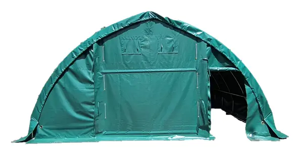 6x6 m Hala Semirotunda GOTICA - 36m2 - verde - Default Title