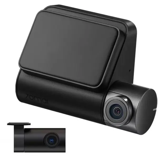 70MAI Set Camera auto DVR 70mai Midrive A200 1080p, 60 FPS, IPS 2.0, 130 FOV, HDR, Night Owl Vision, G-Sensor, WiFi + Camera spate RC11 1080p, 25 FPS, 130 FOV, Negru