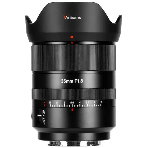 7Artisans Obiectiv AutoFocus 7Artisans, 35mm, F1.8 AF, Lens, Nikon Z, Negru
