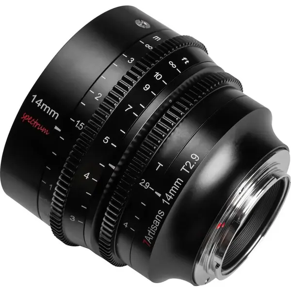 7Artisans Obiectiv Cinematic 7Artisans, full-frame ultra-wide, 14 mm, diafragma maxima T2.9 Spectrum