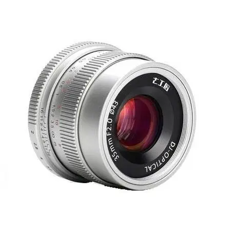 7Artisans Obiectiv Manual 7Artisans 35mm F2.0 Full Frame, Canon EF-M, Silver