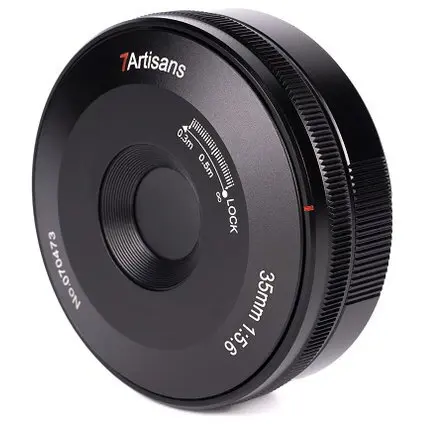 7Artisans Obiectiv Manual 7Artisans 35mm F5.6 Full Frame Pancake, L-mount