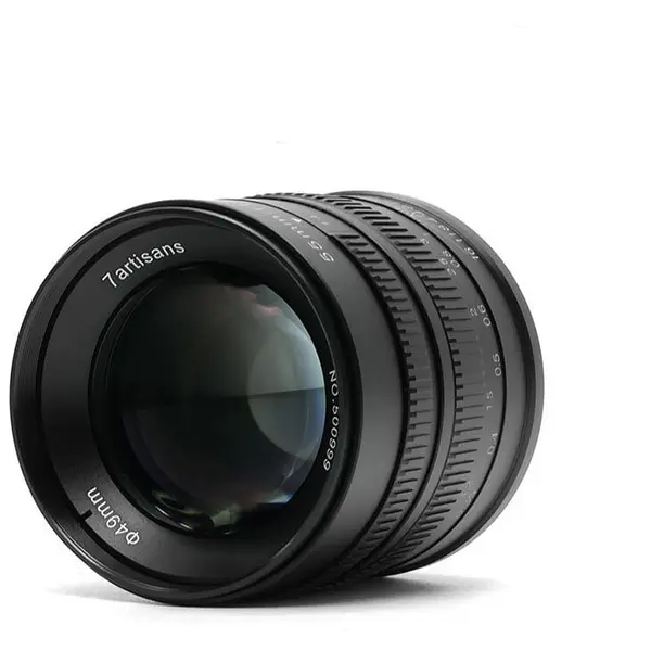 7Artisans Obiectiv Manual 7Artisans 55mm F1.4 negru pentru Sony E-mount