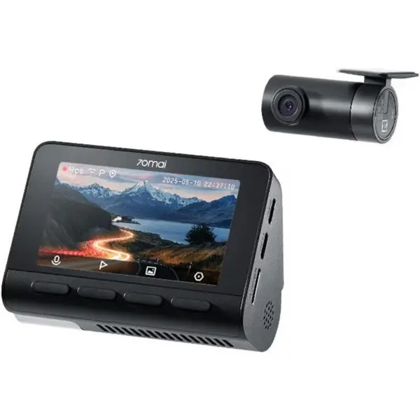 7MAI Camera auto DVR 70mai A800SE Dash Cam Pro Plus 4K UltraHD + camera spate 70mai RC22, IPS 3.0, 140 FOV, ADAS, GPS, Night Vision, Wi-Fi, 4G, Upgrade de la A800S