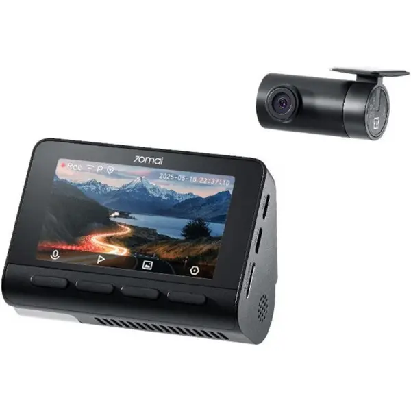 7MAI Camera auto DVR 70mai A800SE Dash Cam Pro Plus 4K UltraHD + camera spate 70mai RC22, IPS 3.0, 140 FOV, ADAS, GPS, Night Vision, Wi-Fi, Upgrade de la A800S