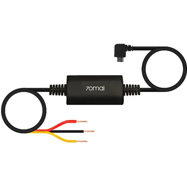 7MAI Xiaomi 70mai Hardware Kit, Set pentru alimentarea camerelor in modul parcare, Negru
