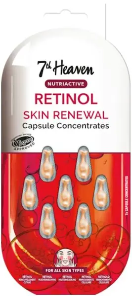 7th Heaven Capsule cu concentrat restabilitor Nutriactive Retinol, 7 buc