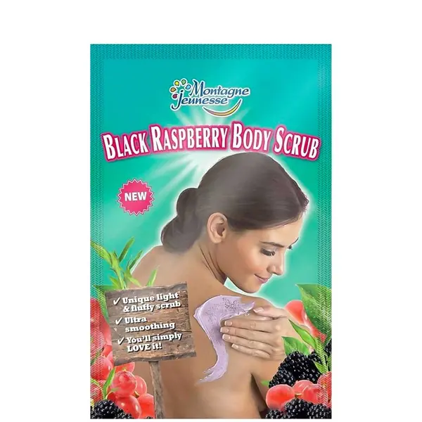 7th Heaven Montagne Jeunesse Black Raspberry Body Scrub 20ml