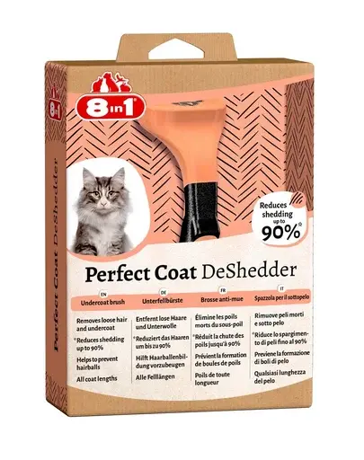 8IN1 Perfect Coat DeShedder Cat perie pentru pisici