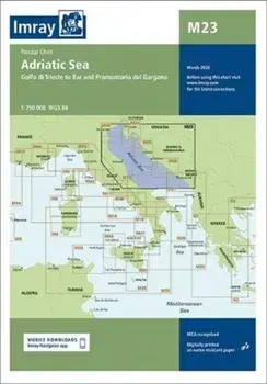 9781846236433. Golfo di Trieste to Bar and Promontorio del Gargano, New ed, Sheet Map/Imray
