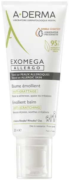 A-Derma Exomega Control Balsam emolient, cosmetice sterile, 200 ml