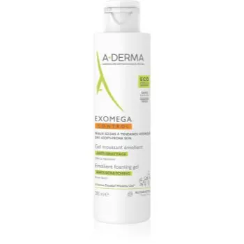A-Derma Exomega Control Emollient Foaming Gel gel hidratant spumant pentru piele uscata spre atopica