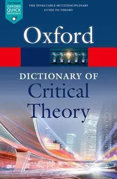 A Dictionary of Critical Theory, Paperback/Ian Buchanan