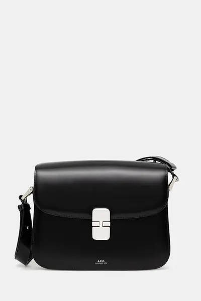 A.P.C. geantă de piele Sac Grace