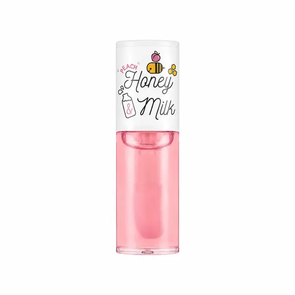 A'pieu - Honey & Milk Lip Oil, Peach - 5g