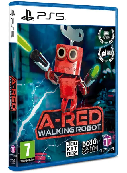 A Red Walking Robot
