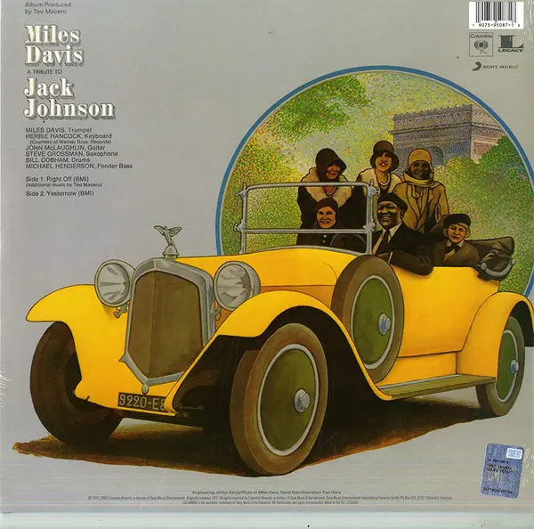 A Tribute To Jack Johnson - Vinyl | Miles Davis