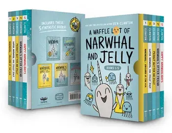 A Waffle Lot of Narwhal and Jelly (Hardcover Books 1-5), Hardcover/Ben Clanton