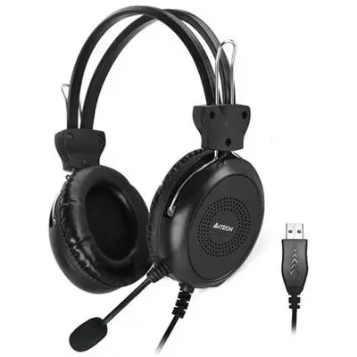 A4tech Casti A4TECH HU-30, Stereo, USB, Negru