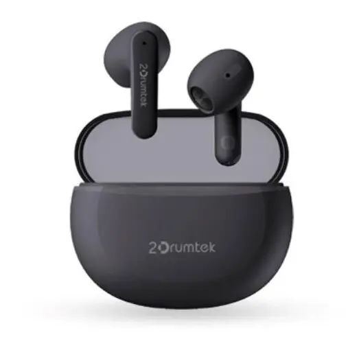 A4tech Casti Wireless A4tech 2Drumtek B20, True Wireless, Bluetooth, Microfon, USB-C, Gri