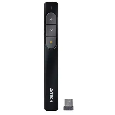 A4tech Prezentator si pointer laser wireless A4tech LP15B, 2.4 Ghz, Negru