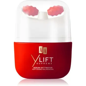 AA Cosmetics Y Lift Supreme Serum-activator ser cu efect de lifting și aplicator pentru masaj