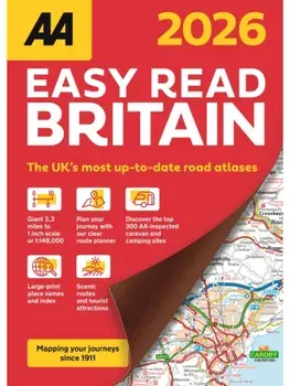 AA Easy Read Atlas Britain 2026. 25 New edition, Paperback/***