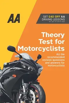 AA Theory Test for Motorcyclists. AA Driving Books, 5 New edition, Paperback/***