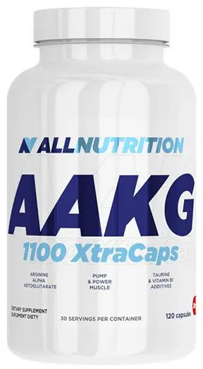 AAKG 1100 XtraCaps, 120 capsule, AllNutrition