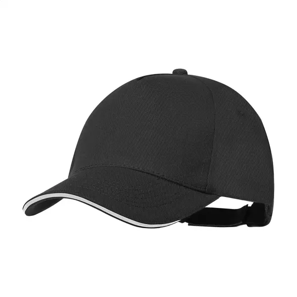 Aaron șapcă baseball, material reciclat RPET - negru