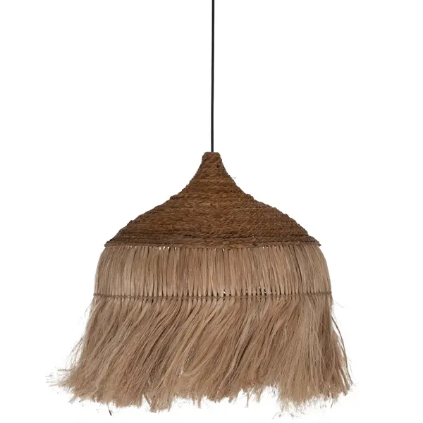 Abajur MATIC ABACA - Lemn / Ø50cm