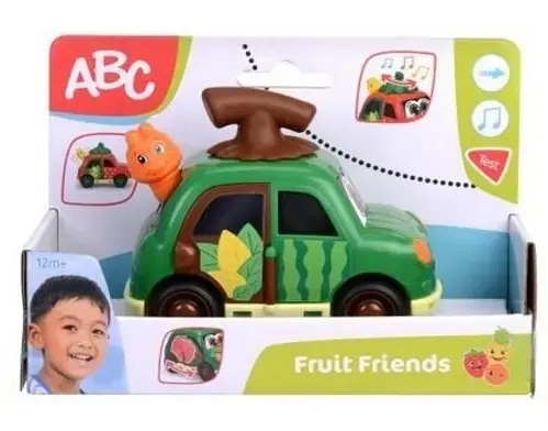 Abc Fruit Friends Masinuta Pepene 12cm