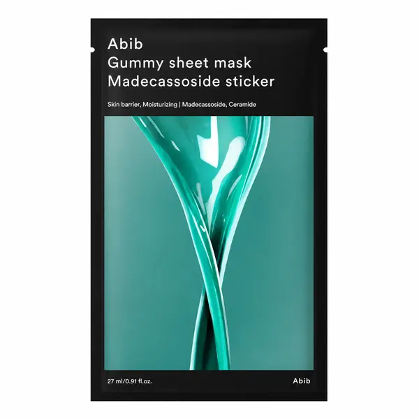 Abib - Gummy Sheet Mask Madecassoside Sticker, 1 sheet