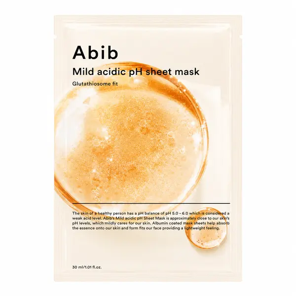 Abib - Mild Acidic pH Sheet Mask Glutathiosome Fit, 1 sheet